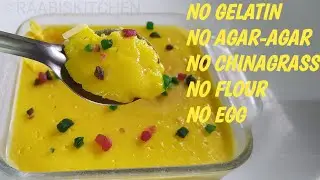 Mango Pudding | No Gelatin, No Agar-Agar | Quick & Easy Mango Dessert