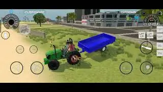 Jondher tractor diving Indian vehicles simulator 3D gameplay 