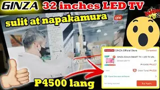 GINZA 32 inches LED TV UNBOXING