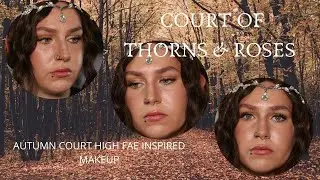 ACOTAR Inspired Makeup Tutorial: High Fae of Autumn Court + Roasting My Own TikTok
