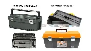Keter Pro Toolbox 26 | Bahco Heavy Duty 26