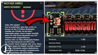 EA SPERRT DICH WEGEN DIESEN TRADING METHODEN BEI FIFA 🤬 (Mein 3. Transfermarkt Bann)