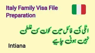 Italy Family Visa File Preparation And Documents Checking Attestation Apostille 