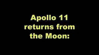 Apollo 11. Re-entry.