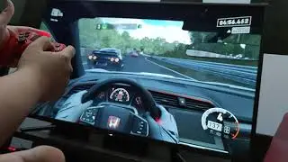Forza Motorsport 7 Steering Control Using Playstation Dualshock 4 Motion Sensor