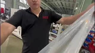 Customization flying knife bottom sealing machine 2400mm flat bottom bag width 