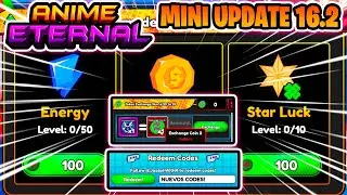 NUEVOS CODES🎫NUEVAS RAIDS💪 en ANIME ETERNAL💥 [UPDATE 16.2]  #roblox