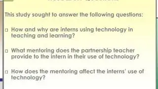 mentoring interns in using technology
