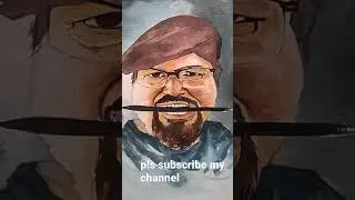 bijoy biswal sir painting/bijoy biswal sir watercolour painting/watercolour portraits painting