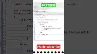 java pattern #programming #coding #shorts