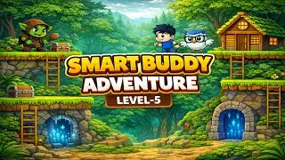 Smart Buddy: Rescue Adventure - Level 5 - Cute Game