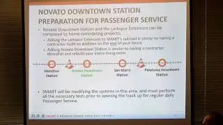 Novato Downtown Station Testing and Bus Bridge