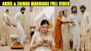 Akhil & Zainab MARRIAGE Full Video | Nagarjuna | Amala | Sobhita Dhulipala | Filmylooks