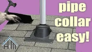 How to replace a roof pipe collar, vent collar, boot. Easy!
