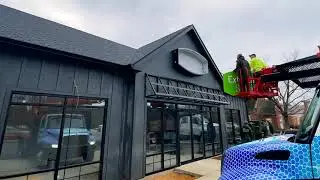 Extra Space Storage Sign Install