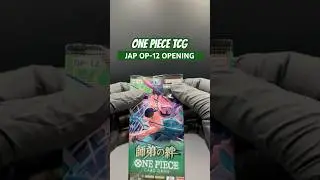 LET&rsquo;S GIVE IT A SHOT! One Piece TCG Opening JAP OP-12 #onepiece #onepiecetcg #onepiececardgame #tcg