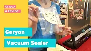 Unboxing & Review | How to use the Geryon vacuum sealer? | How to vacuum seal mason jars?