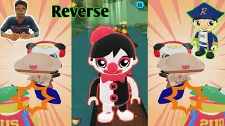 Ryan The Clown Reverse Gameplay !!! Crazy Gamer Challenge Commander Ryan !!! Funny Walkthrough !!
