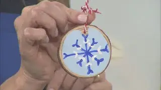 Christmas ornament decorating with Lucid TLC Arts