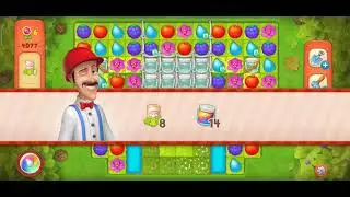 Gardenscapes level 4077 с бустерами