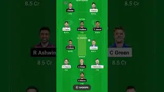 mi vs rr dream 11 team🤑🤑🤑🤑