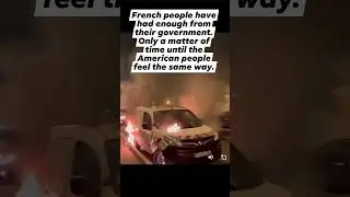Protests continue as Cars set on fire in Nanterre, France following fatal shooting of teen by police