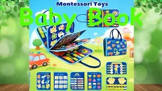 Baby Book Toys | Busy Book for Toddlers Montessori Toys