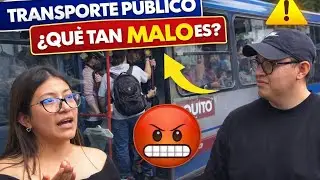 TRANSPORTE PÚBLICO O TERROR PÚBLICO