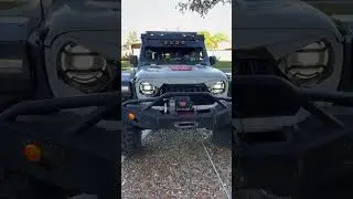 New warn 8274 winch installed #offroadrecovery #offroad #offroad #warnwinch #wheeling #jeep