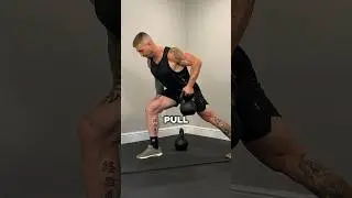 The Kettlebell Split Stance Row #kettlebellworkout