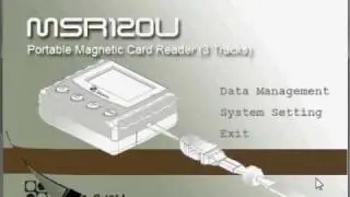 MSR120U, Mini Portable Magnetic Stripe Card Reader