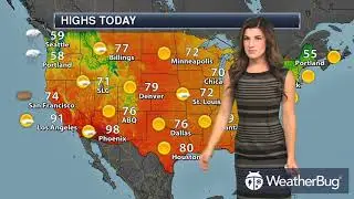 WeatherBug's National Weather Outlook   Oct 17, 2017