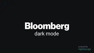 How to enable dark mode on Bloomberg [Guide & Preview]