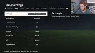 *Live* EA FC 24 Realistic Sliders 20 Minute Half Sliders Testing