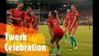Twerking celebration. Sexiest celebration ever? (Lo-eau Labonta twerk)