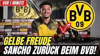 FANS IM Rausch! JADON SANCHO KEHRT ZURÜCK ZUM BVB UND VERSPRICHT TORE UND TEMPO | nachrichten bvb