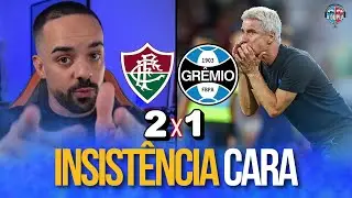 🔵⚫️ Grêmio 1x2 Fluminense: INSISTÊNCIA CARA | Substituições tardias | Desperdício de Carlos Vinícius