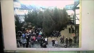 Weihnachtsmarkt  Goslar  /  Schuhhof  2015  (  Webcam  )