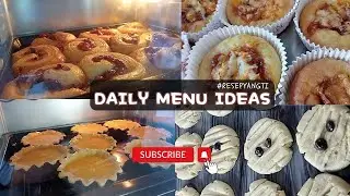 PIE SUSU, ROTI JAGUNG SOSIS, ADONAN DANISH PASTRY  & GREEN TEA COOKIES #ResepYangti