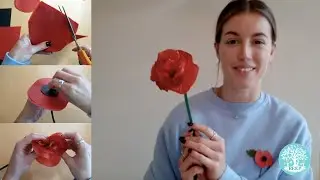 ETG Tissue Paper Poppy Tutorial - خشخاش المناديل الورقية