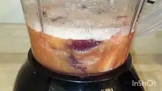 Strawberry Plum Punch/My Own Recipe/Refreshing/How to make/Recipe/English.