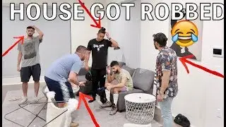 HILARIOUS HOUSE ROBBERY PRANK!! (POLICE CALLED)