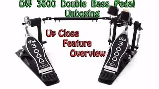 DW 3000 - Double Bass Pedal - Unboxing and [Close Up] Feature Overview - DW 3002
