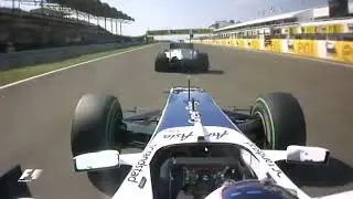 SCHUMACHER VS BARRICHELLO HUNGARY 2010 - F1clips #2