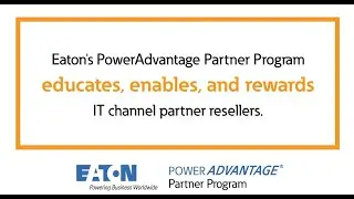 What do IT resellers think about the Eaton PowerAdvantage Partner Program?