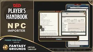 D&D 2024 Player's Handbook Preview - Importing NPCs