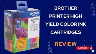 Brother Printer Genuine LC30133PKS 3-Pack High Yield Color Ink Cartridges Review
