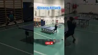 Strong attack by Yonatan #tabletennis #challenge #pingpong #sports #competition