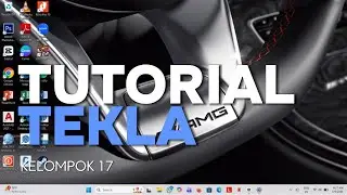Pemodelan Gudang Baja dengan Tekla Structures