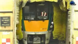 Trains Wash in Drogheda Station, Ireland - 27 October 2023